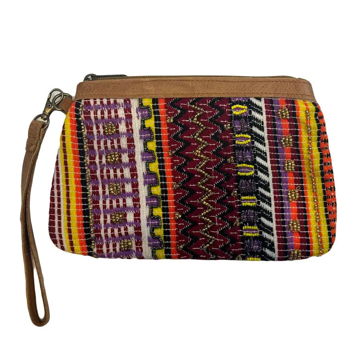 Festival Stripes Wristlet